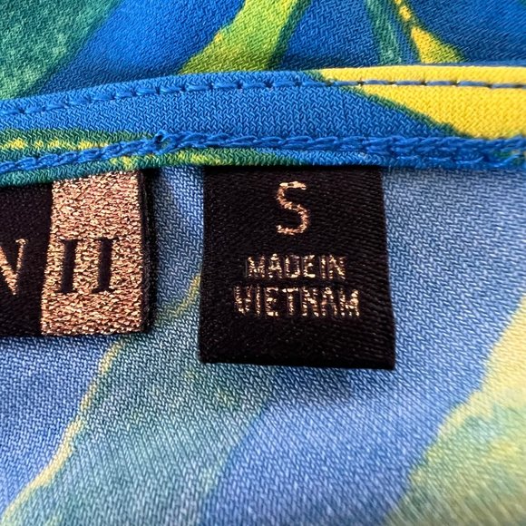 AmberNoon II by Dr. Erum Ilyas Size S Sleeveless UPF 50 Cropped Painted Jumpsuit - Picture 14 of 15